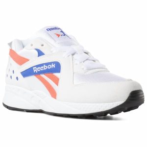 Reebok Pyro Turnschuhe Damen - Weiß/Rot/Schwarz - DE 928-FJT